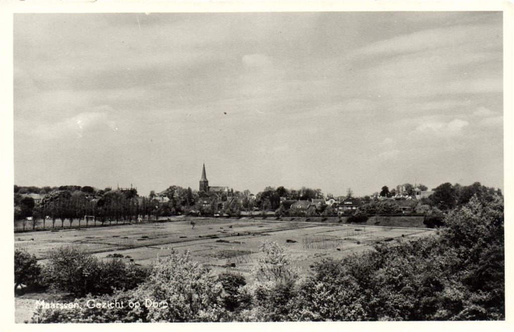 Maarssen. Gezicht op Dorp - ongelopen, Ophalen of Verzenden, 1960 tot 1980, Ongelopen, Utrecht