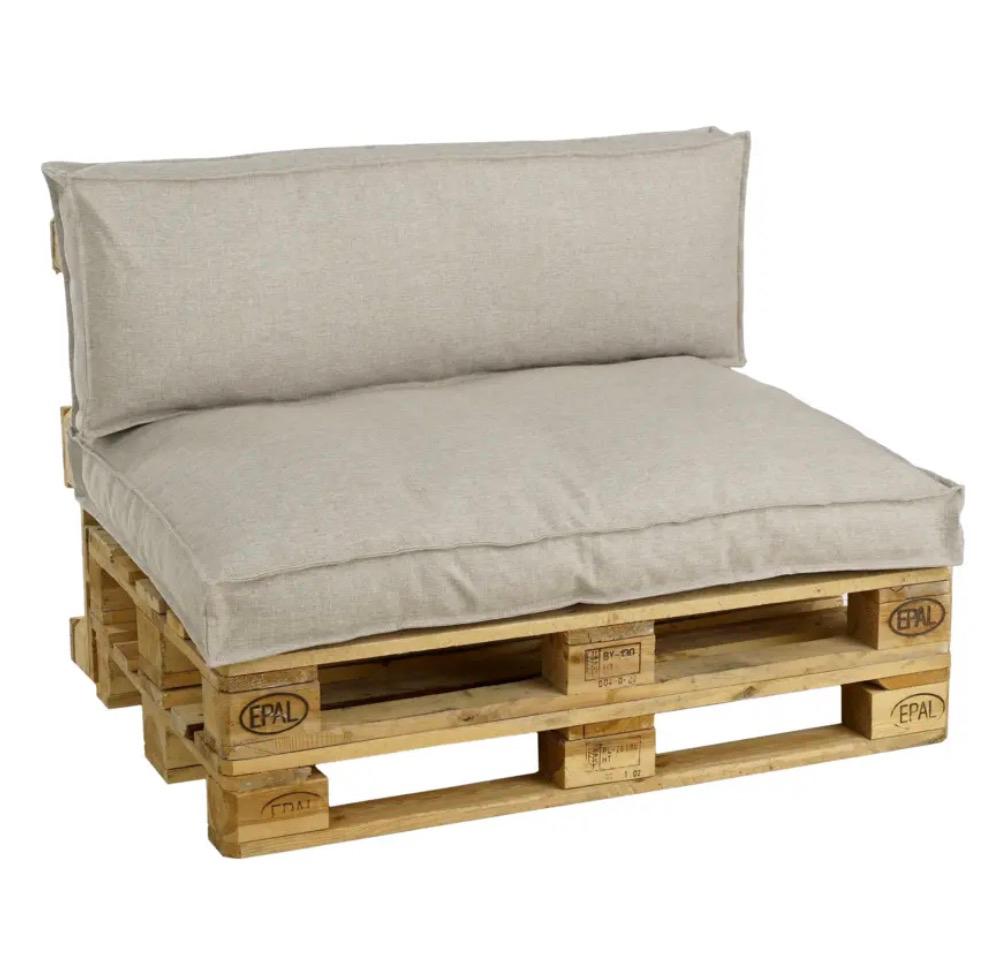 Palletkussens beige, Ophalen