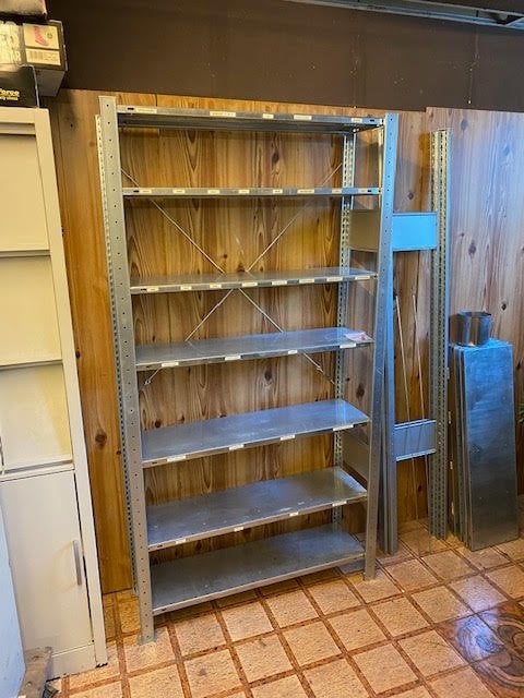 stellingkast met 7 legborden, Ophalen, Gebruikt