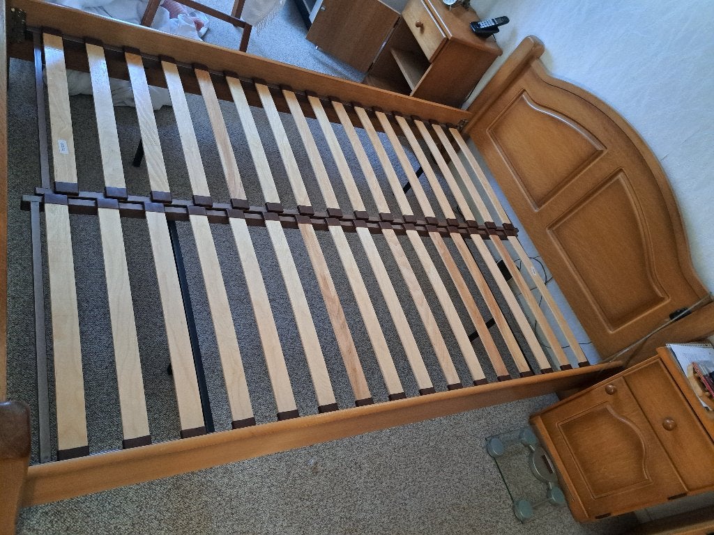 Ledikant, Ophalen, Gebruikt, Tweepersoons, 190 cm of minder