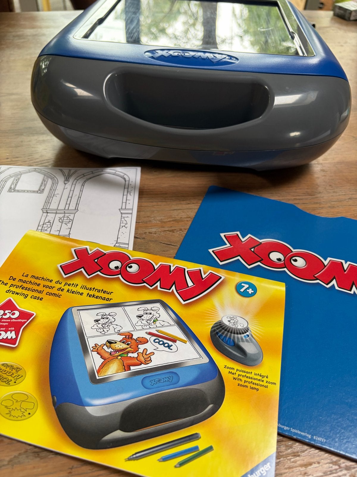 Xoomy Ravensburger tekentafel met zoomfunctie, Ophalen, Gebruikt, Knutselen, Met licht