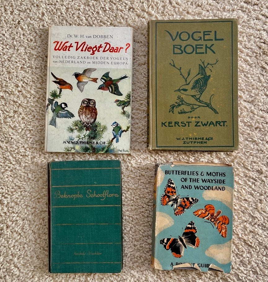 Oude natuurboeken: flora, vogels, paddenstoelen, vlinders, Boeken, Ophalen of Verzenden, Gelezen, Vogels