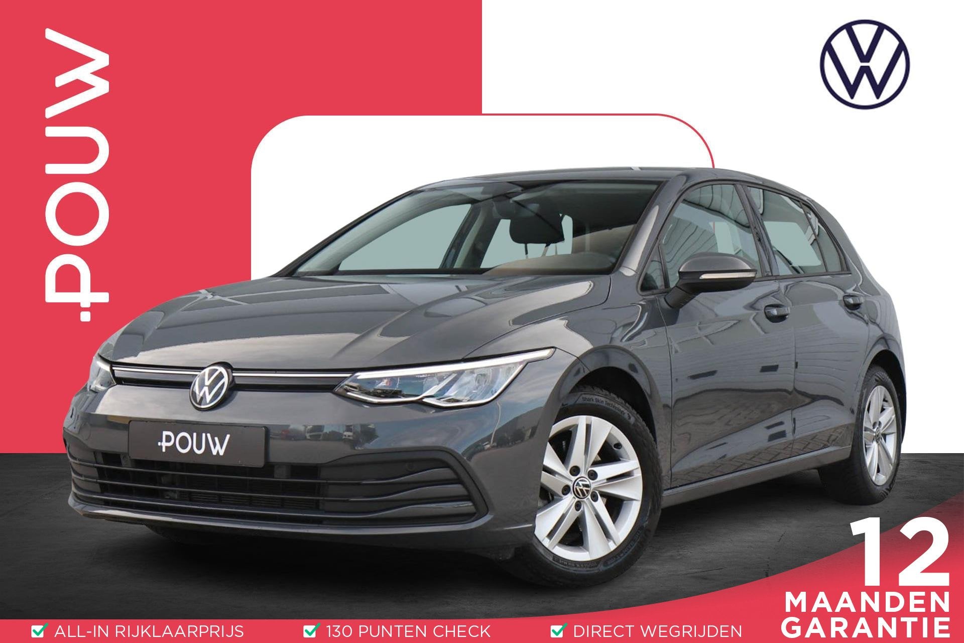 Volkswagen Golf 1.0 TSI 110pk Life | Navigatie | App Connect, Voorwielaandrijving, 12 maanden, Stof, Gebruikt