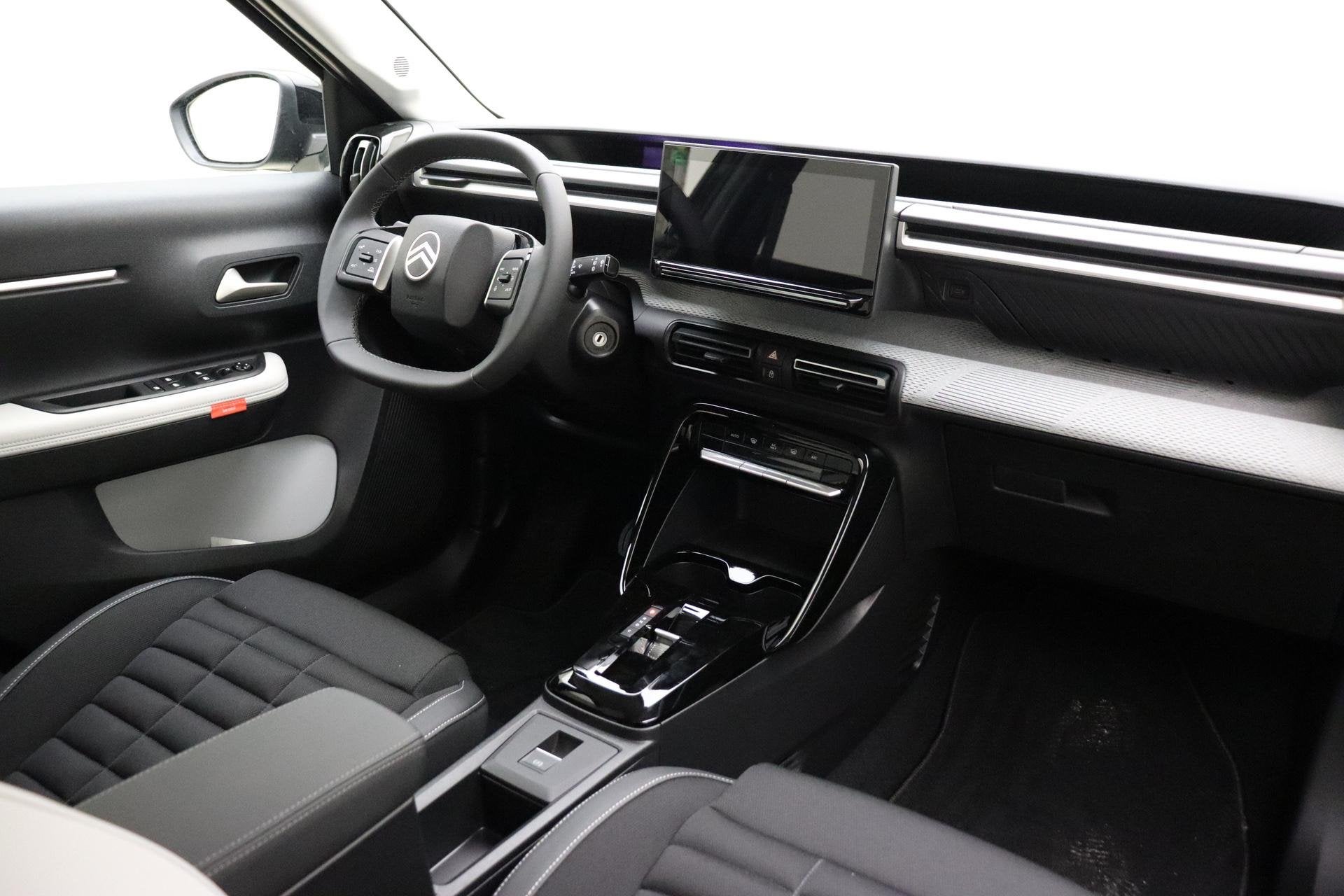 Citroen Ë-C3 Aircross Max 113pk 44kWh | PHC Vering | Comfor, Auto's, Citroën, Gebruikt, Parkeersensor, 303 km, Leder en Stof