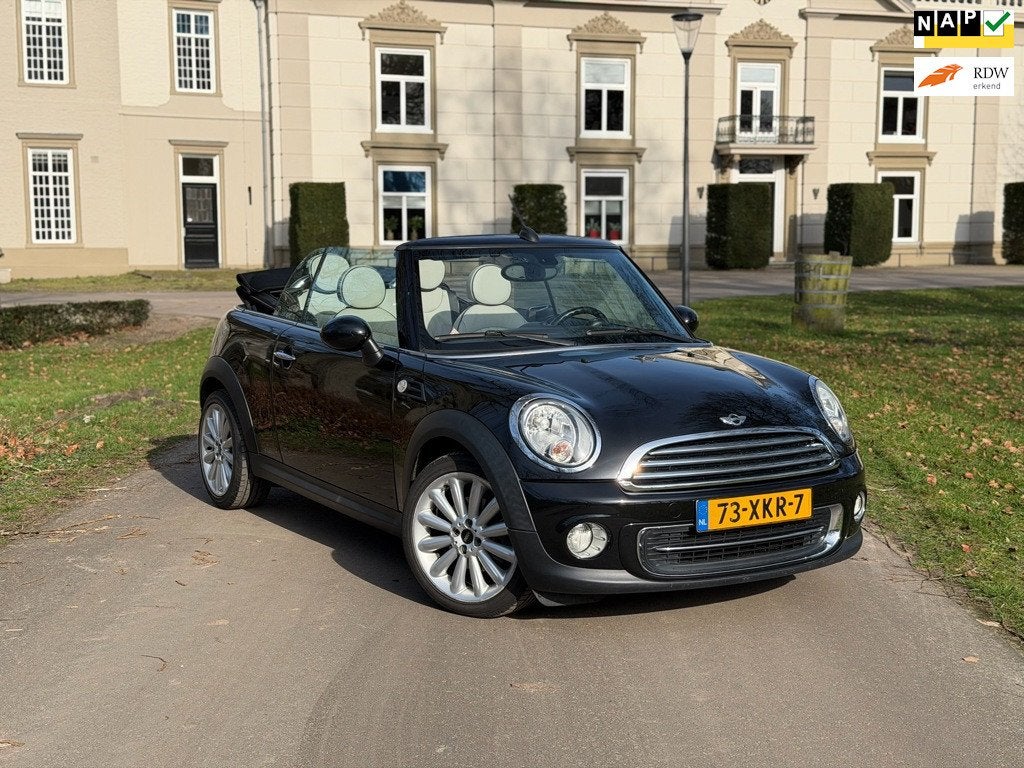 Mini Mini Cabrio 1.6 Cooper Chili Airco | Leder |, Auto's, Euro 5, Gebruikt, 4 cilinders, Cabriolet