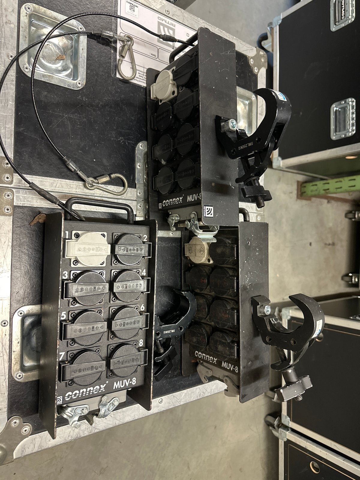 Connex MUV-8 harting blokken 3 stuks, Ophalen of Verzenden, Gebruikt, Overige typen