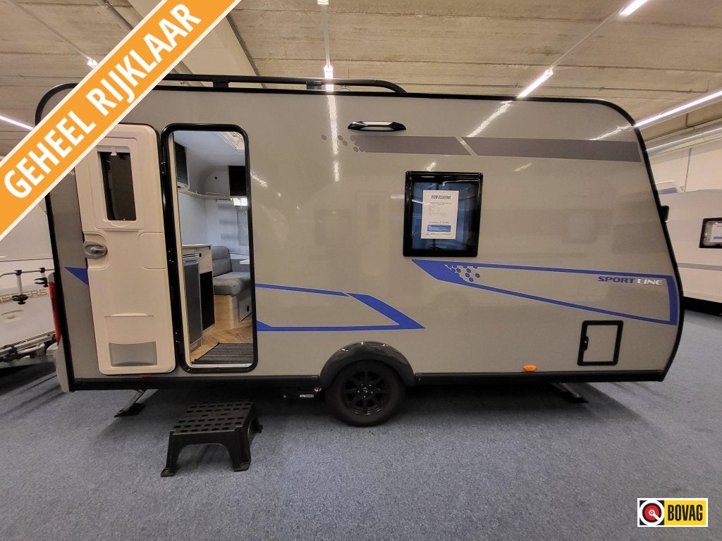 Caravelair Sport-Line 410; superleuk, licht, compact, Schokbreker, Bedrijf, Treinzit, Overige typen