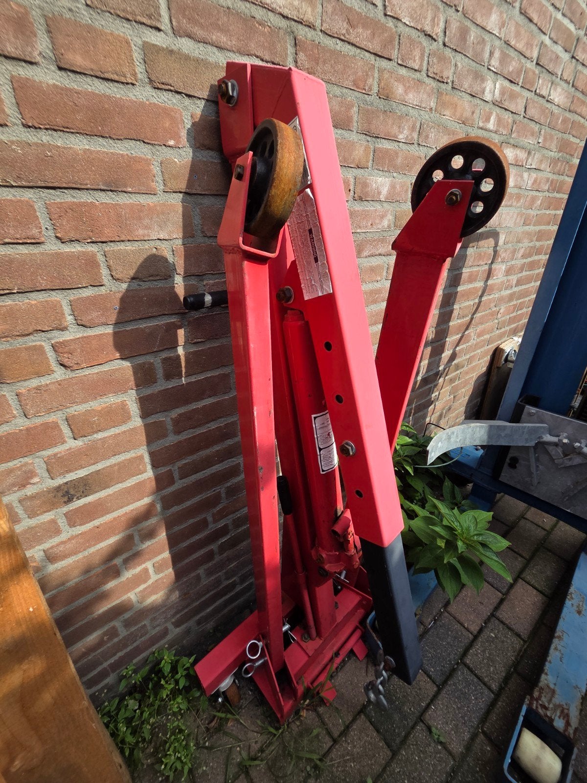 werkplaats kraan motorkaan motorblokkraan tot 1000kg, Ophalen
