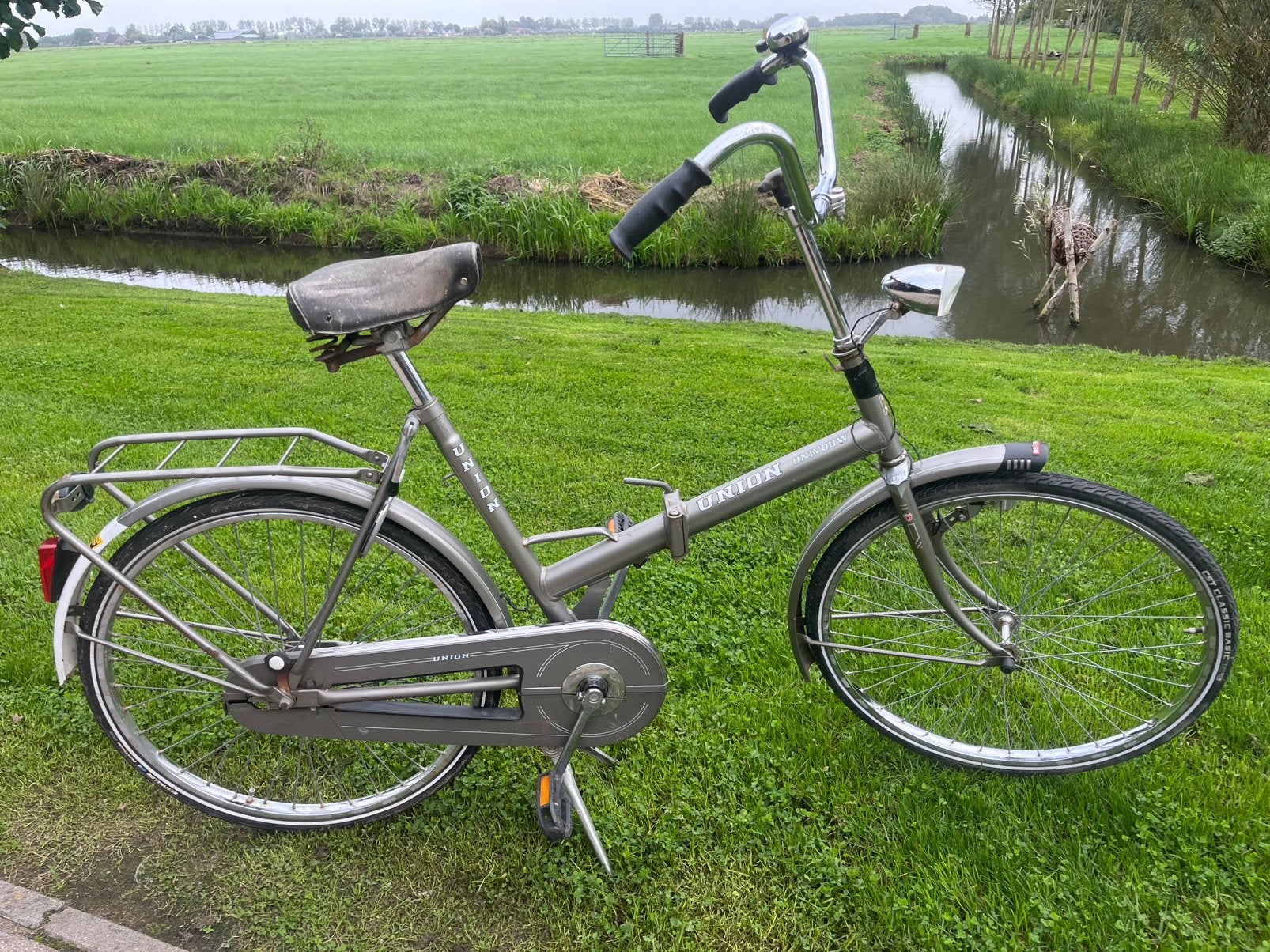 Union onverwoestbare vouwfiets, Fietsen en Brommers, Zo goed als nieuw, Dames, Deels opvouwbaar, Ophalen