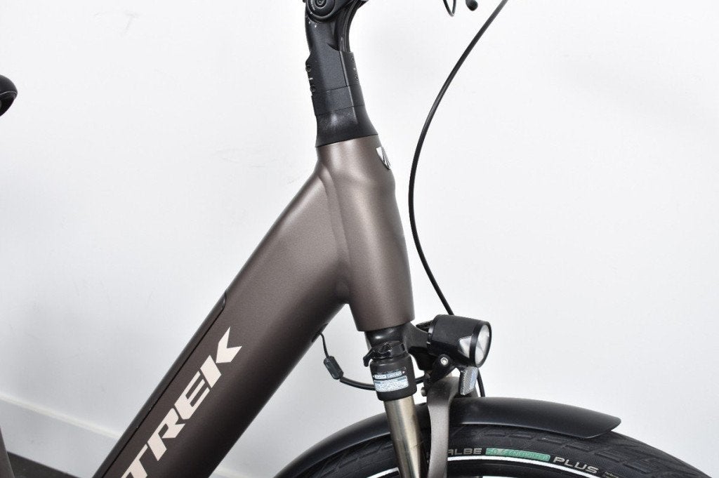 Trek Trek TM4+ Dames Bruin 50cm 2018, Fietsen en Brommers, Elektrische fietsen, Overige merken, Gebruikt, -, - 0
-, NL