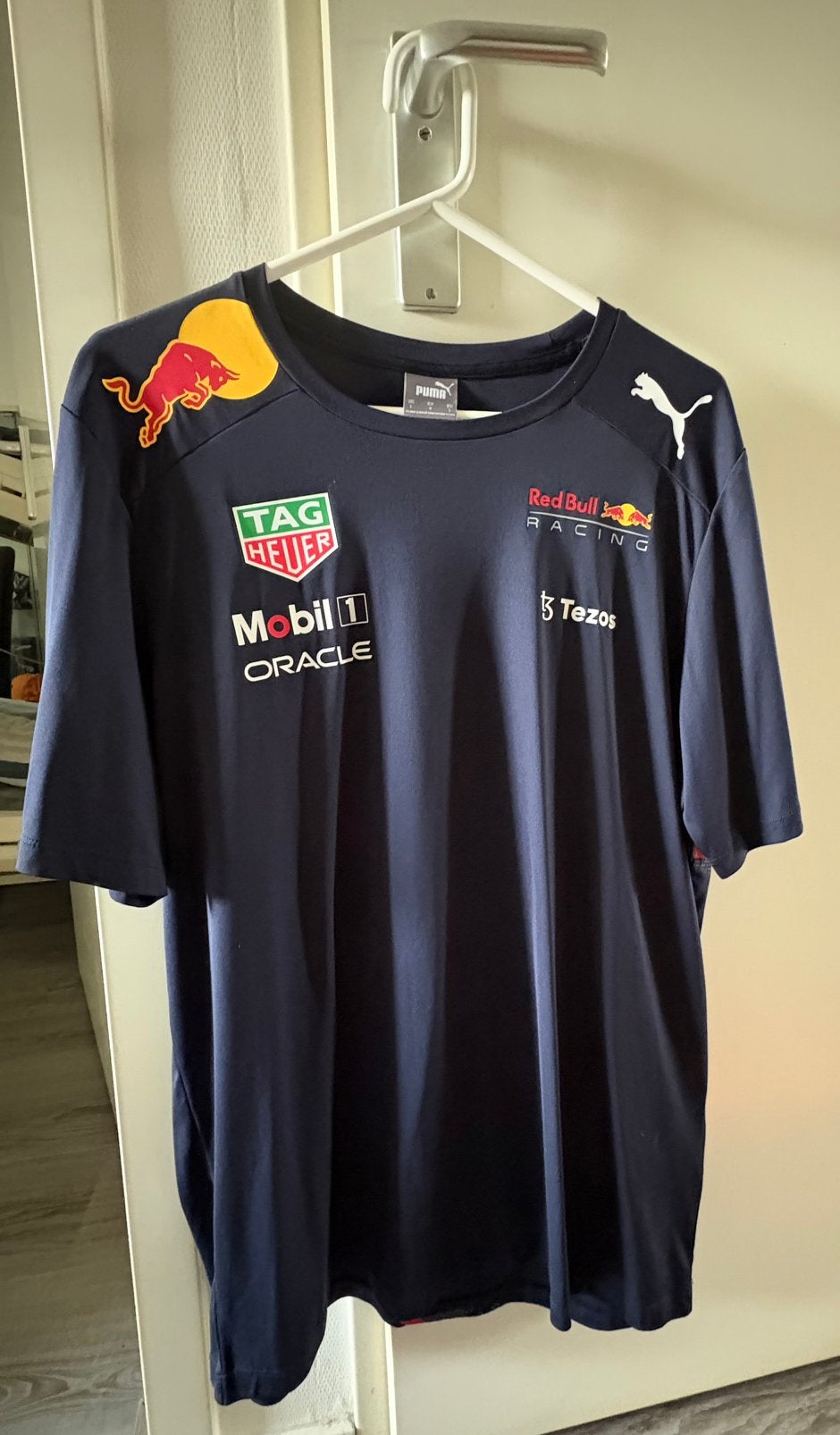 Max Verstappen / Red Bull Racing Team Line shirt, Ophalen of Verzenden, Zo goed als nieuw, Blauw