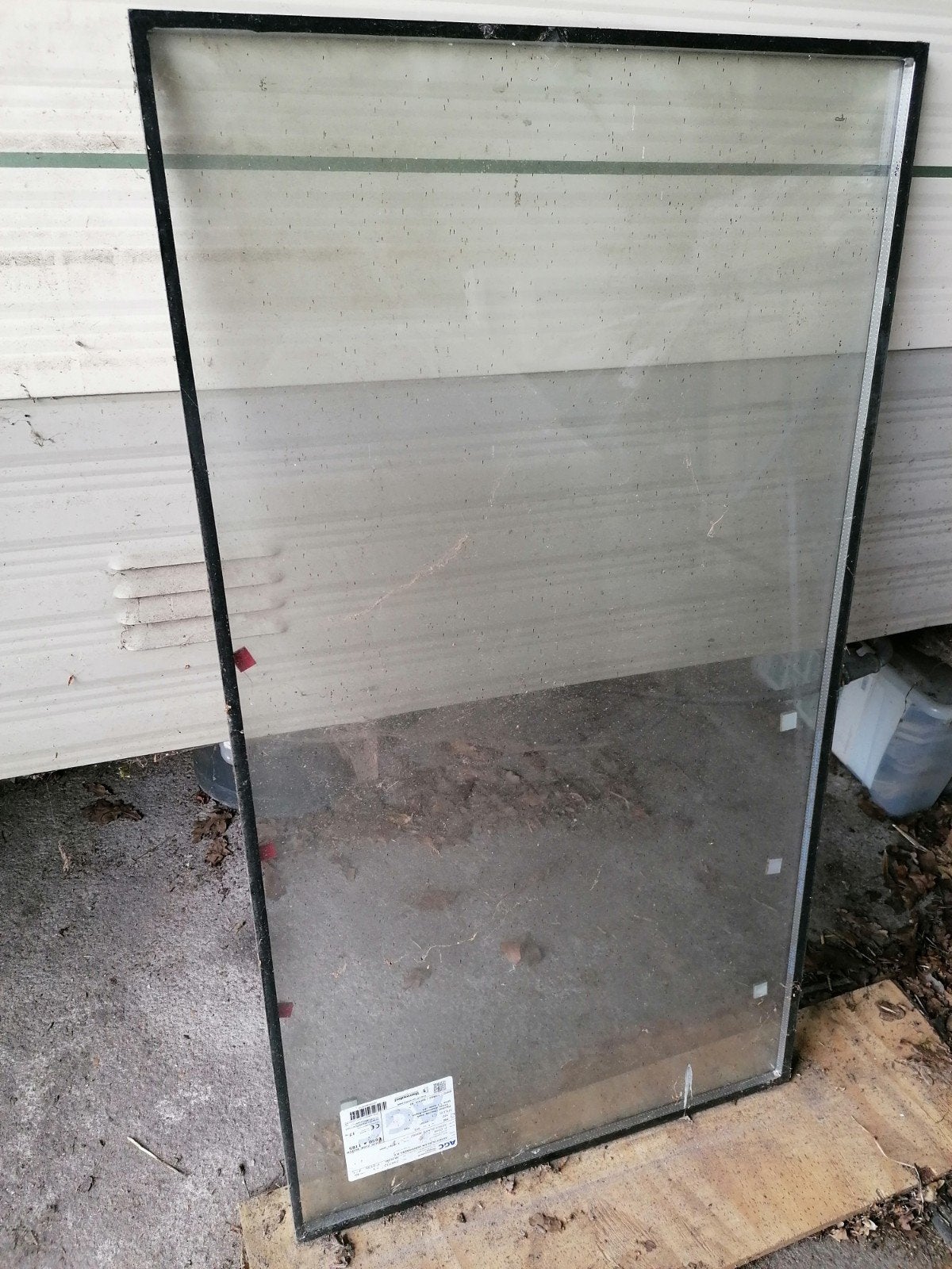 Dubbel glas 650x1185 mm - Hoogwaardig isolatieglas, Ophalen