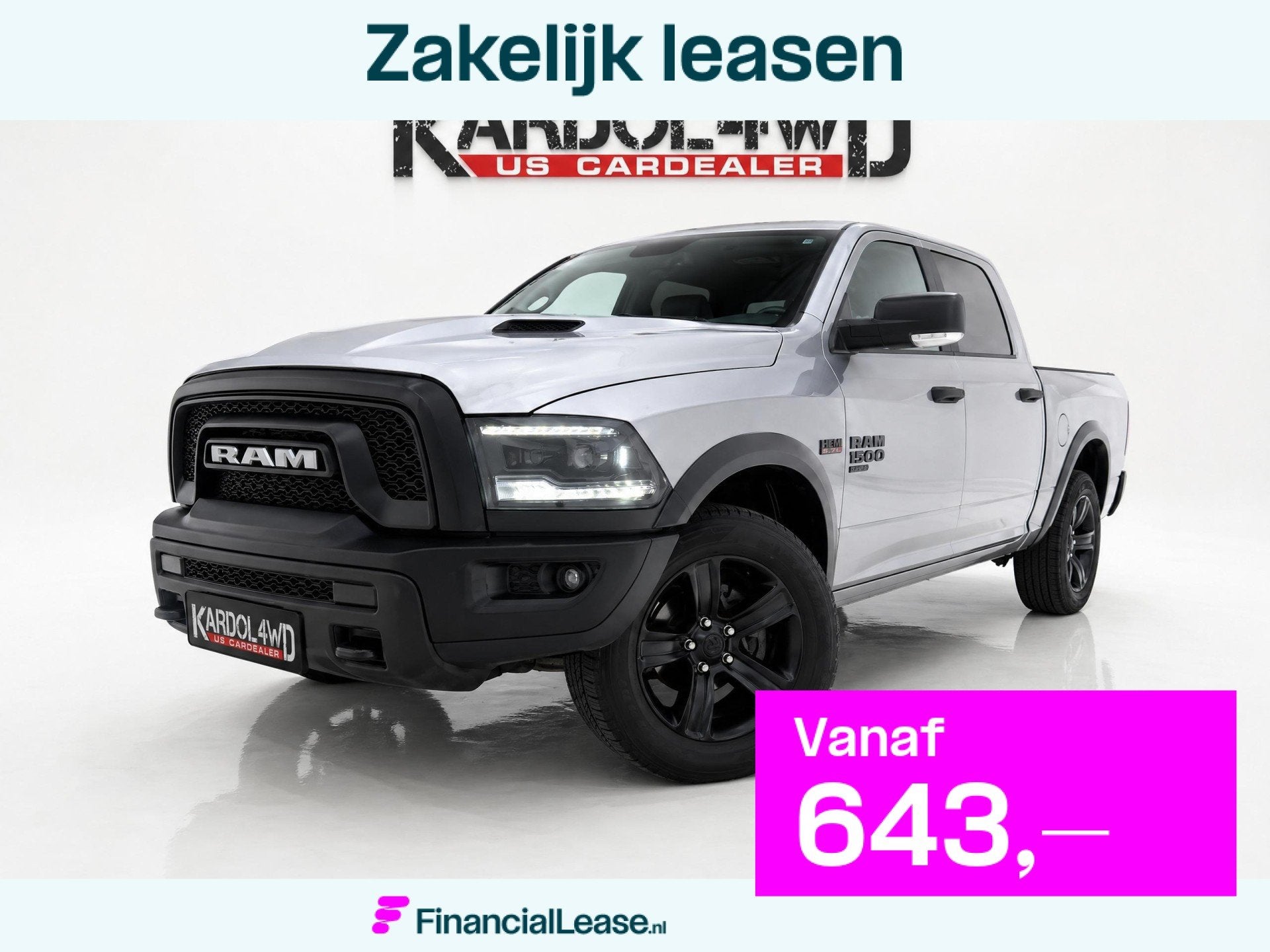 Dodge Ram 1500 5.7 V8 4x4 Crew Cab 5'7 Warlock-Rebel | LPG |, Automaat, Gebruikt, 5654 cc, 402 pk