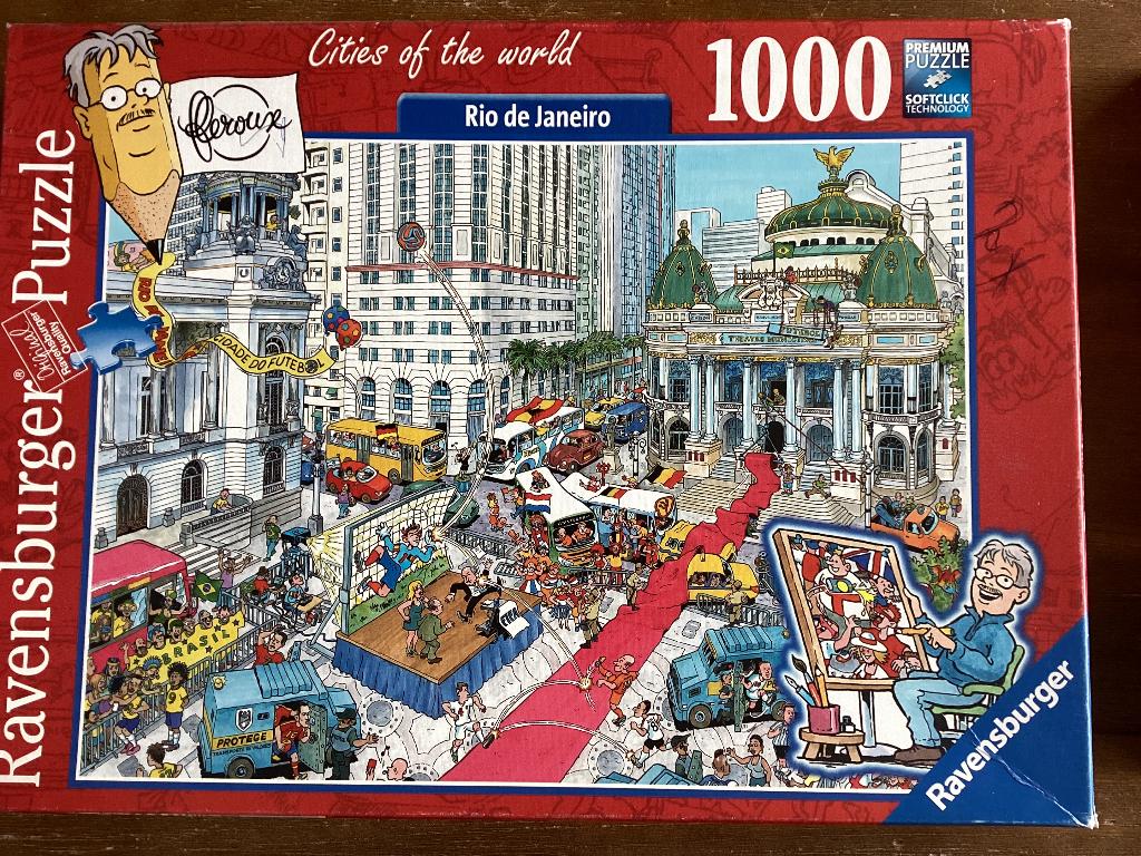 Puzzel fleroux 1000 stukjes, Ophalen of Verzenden, 500 t/m 1500 stukjes, Zo goed als nieuw