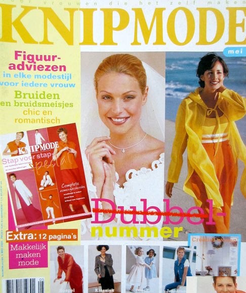 3 x KNIPMODE 5/2000 en 11/2003 en bijlage 2003, Overige typen, Verzenden, Vrouw, Zo goed als nieuw