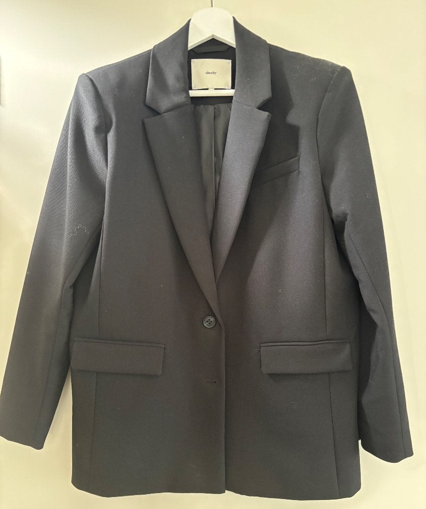Shoeby blazer / colbert zwart maat L, Kleding | Dames, Maat 38/40 (M), Verzenden, Zwart, Zo goed als nieuw
