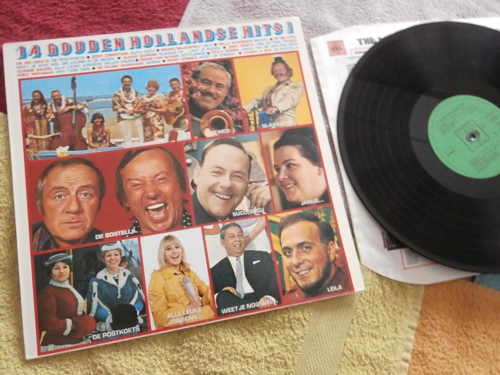 LP - 14 Gouden Hollandse Hits ! - Various Artists., Ophalen of Verzenden, Zo goed als nieuw, 12 inch, Nederlandstalig