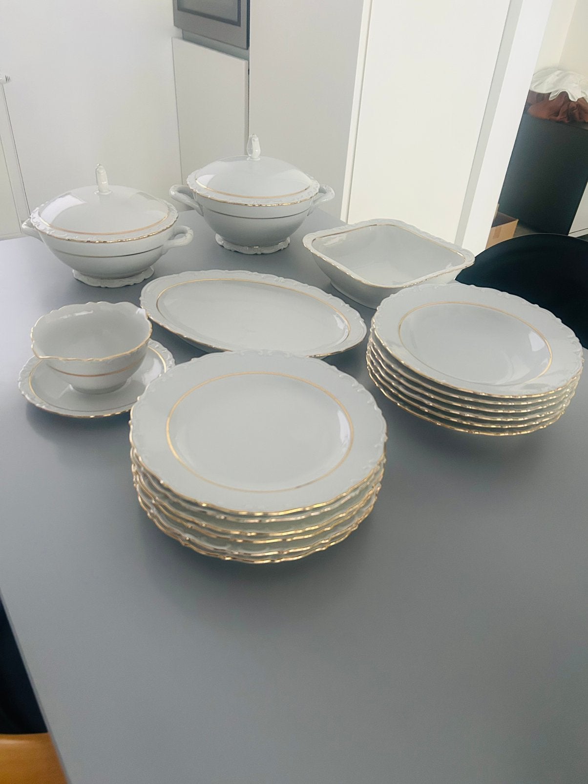 Eetservies Kahla, Antiek en Kunst, Ophalen