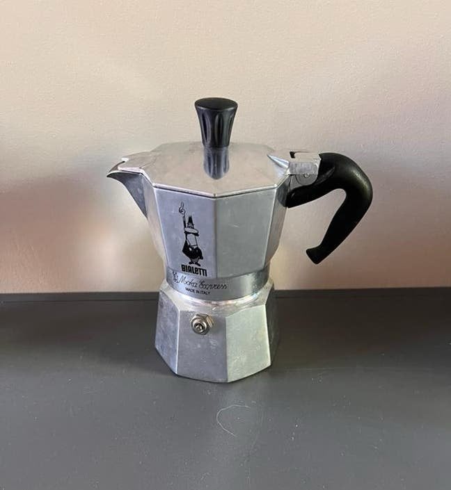 Bialetti Moka Express - Klassieke Aluminium Percolator, Ophalen, Gebruikt, Overige modellen, Gemalen koffie
