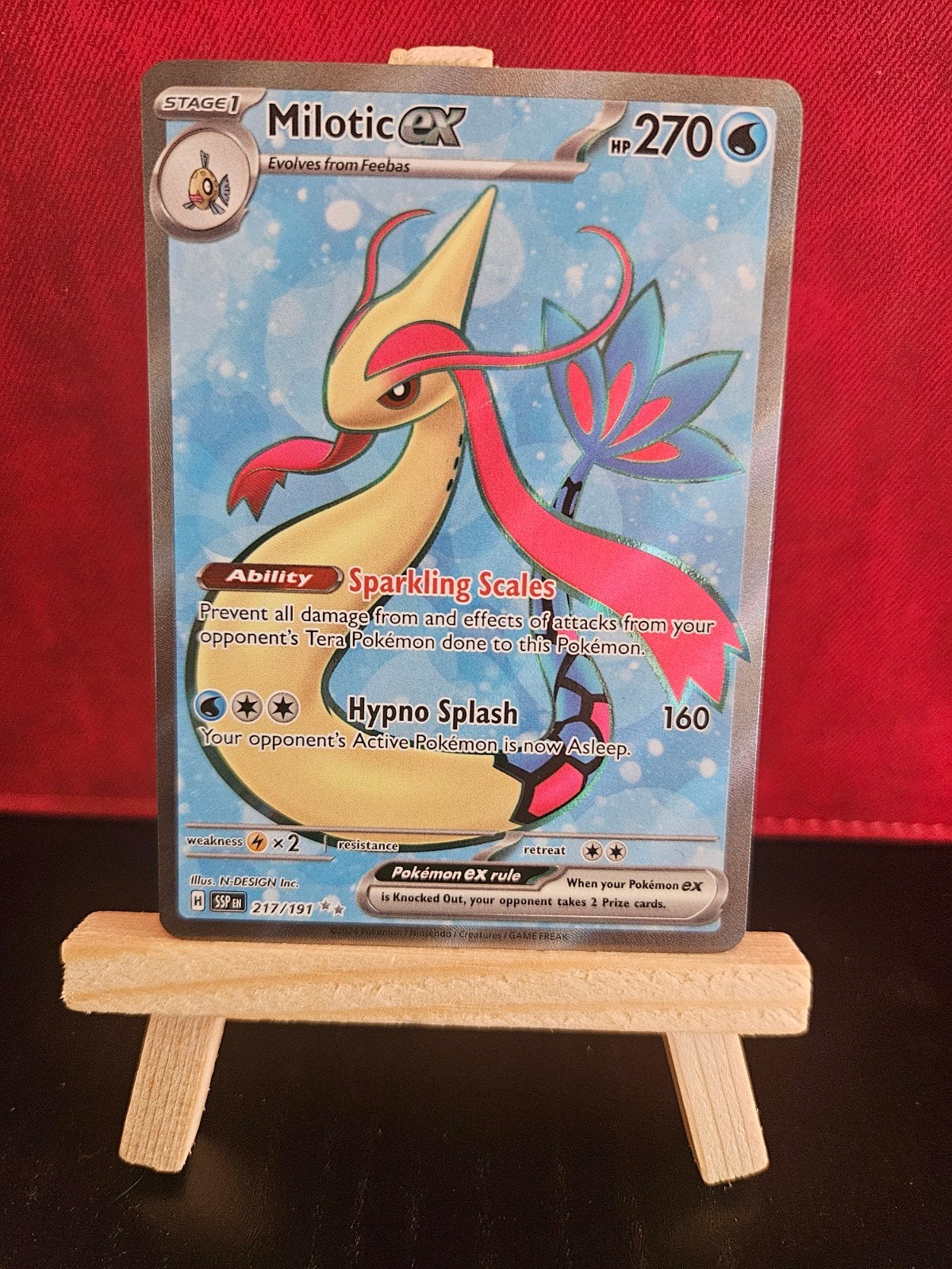 Milotic ex #217, Ophalen of Verzenden, Zo goed als nieuw, Losse kaart
