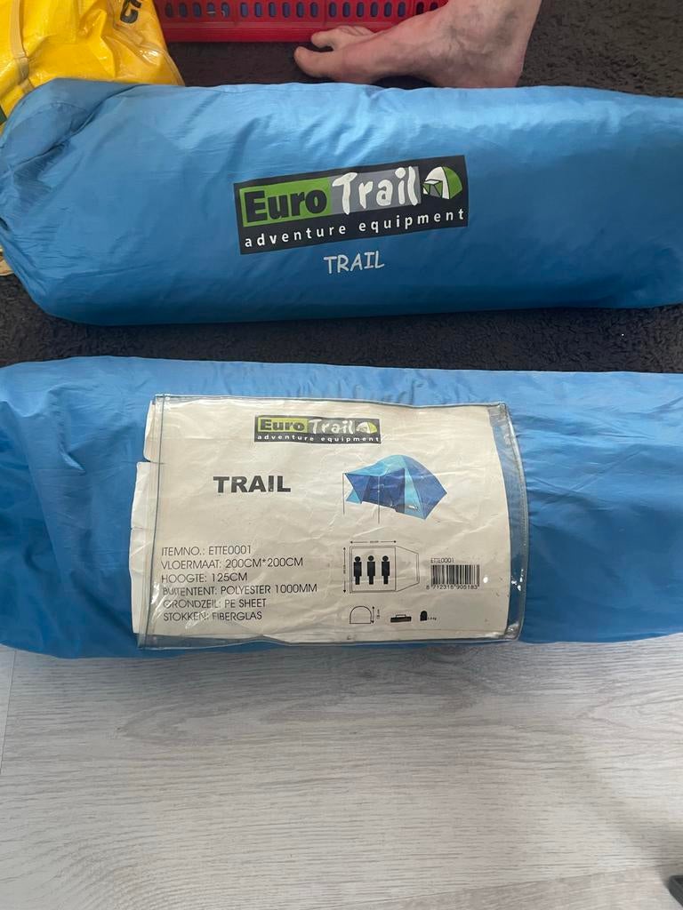 Twee Euro Trail Trail koepeltentjes - Leuk voor kinderen!, Ophalen of Verzenden, Gebruikt, Tot en met 2