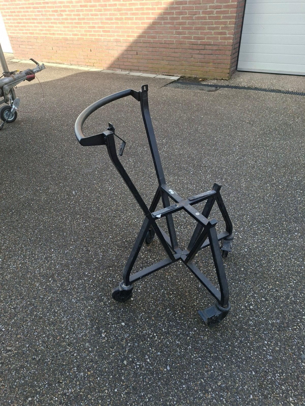 Big Green Egg L Nest onderstel met wielen, Ophalen, Gebruikt, Big Green Egg