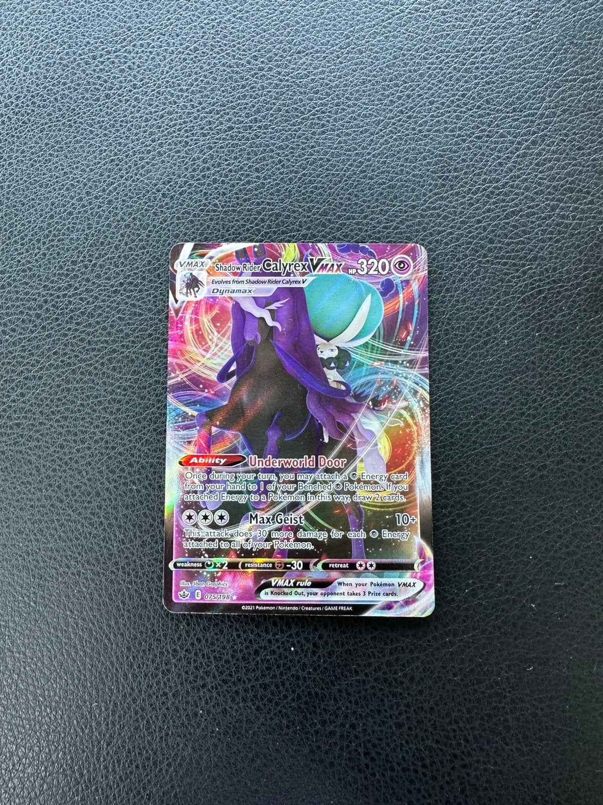 Shadow Rider Calyrex vmax pokemonkaart, Hobby en Vrije tijd, Verzamelkaartspellen | Pokémon, Ophalen of Verzenden, Zo goed als nieuw