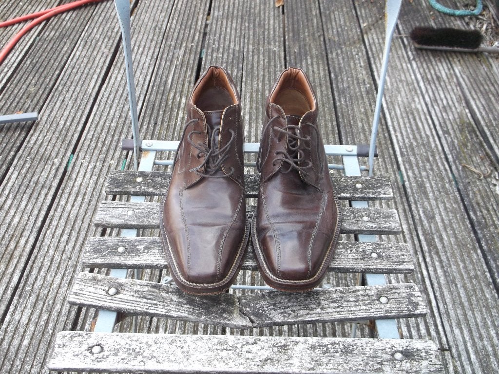 Nette, luxe schoenen (made in Italia / maat 42), Bruin, Ophalen of Verzenden, Zo goed als nieuw, Veterschoenen