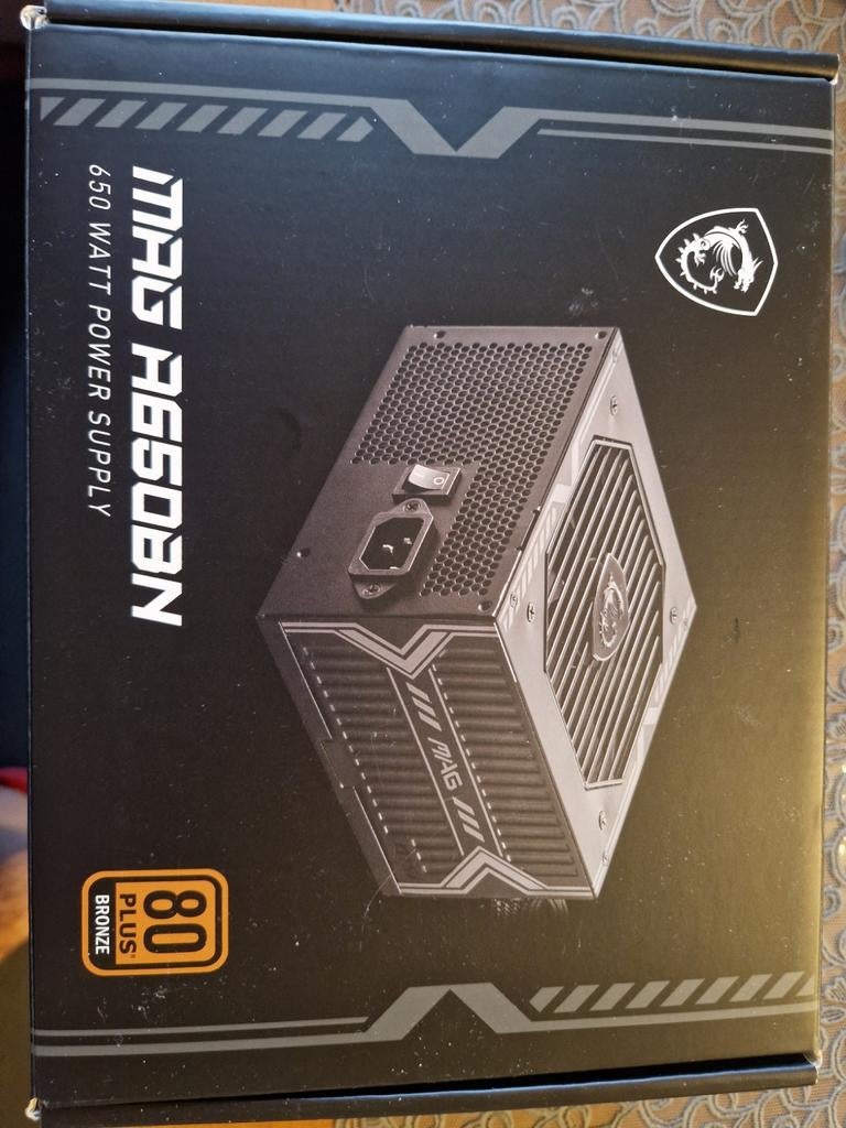 MSI 650watt 80plus bronze, Computers en Software, Interne voedingen, Ophalen of Verzenden