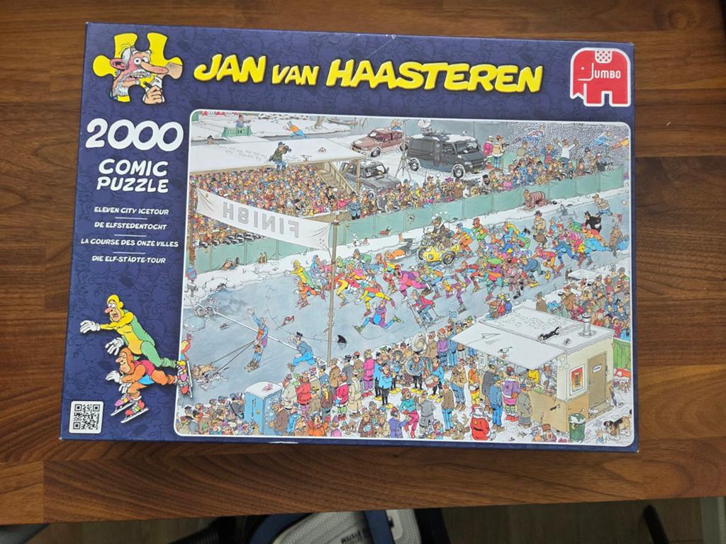 Jan van Haasteren Elfstedentocht 2000 stukjes, Ophalen, Meer dan 1500 stukjes, Zo goed als nieuw, Legpuzzel