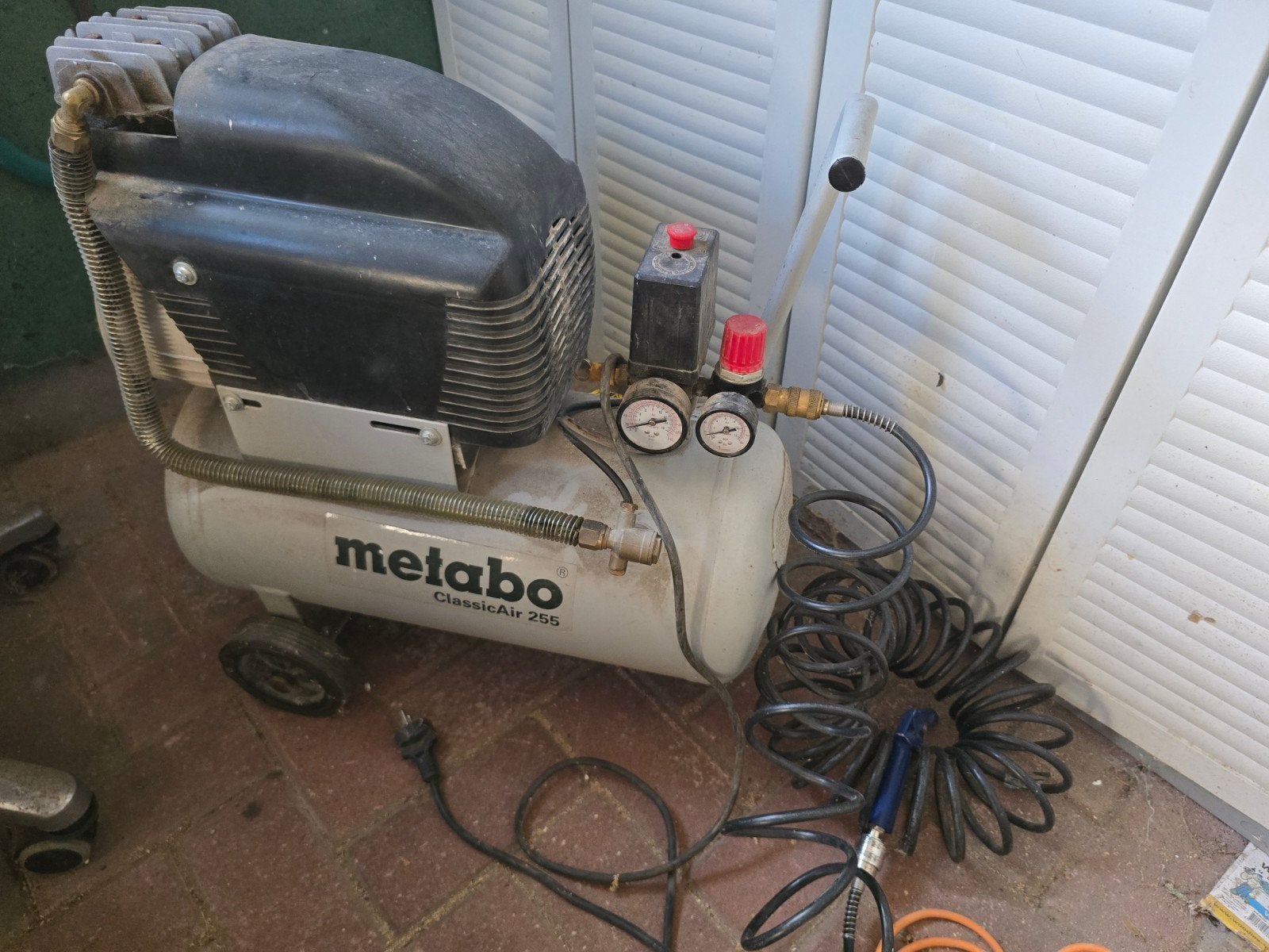 Metabo ClassicAir 255 Compressor 25L - Gebruikt, Ophalen, Gebruikt, 6 tot 10 bar, 25 tot 100 liter