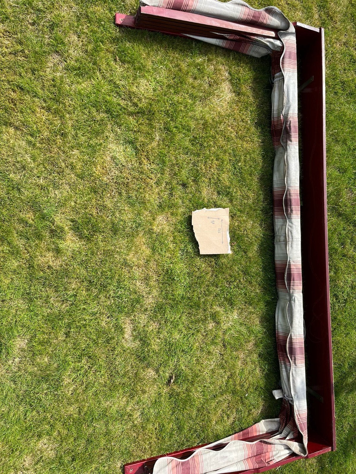 2 gebruikte markiezen, verschillende afmetingen, Tuin en Terras, Ophalen, Gebruikt, Minder dan 250 cm, Markies