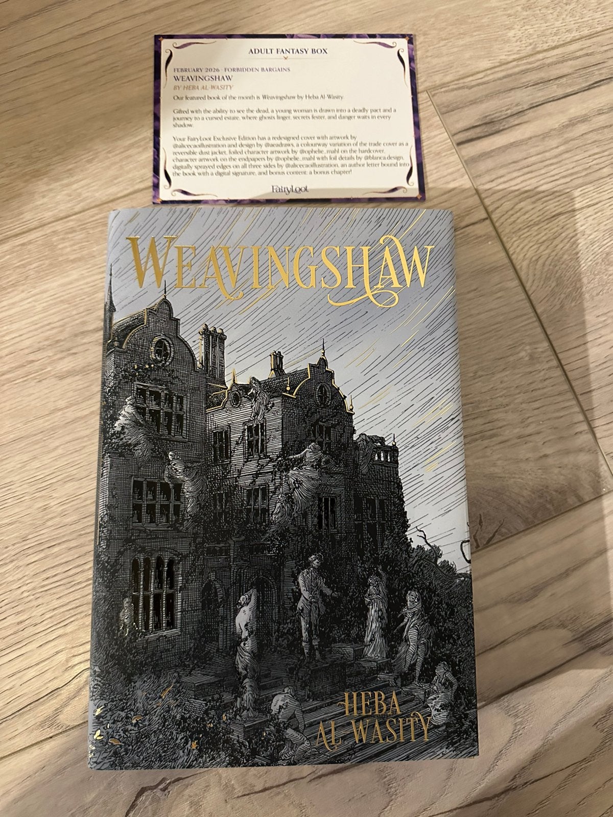 Weavingshaw – FairyLoot februari 2026 Adult – Heba Al-Wasity, Boeken, Ophalen of Verzenden, Nieuw