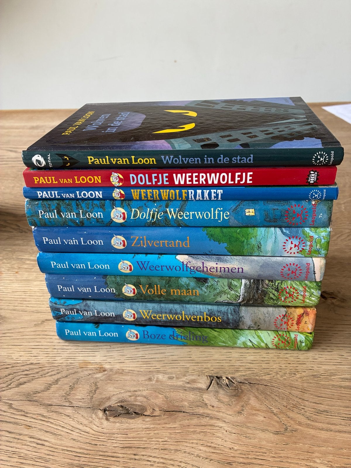 Dolfje Weerwolfje boeken, Paul van Loon - 9 delen, Ophalen, Gelezen, Fictie algemeen