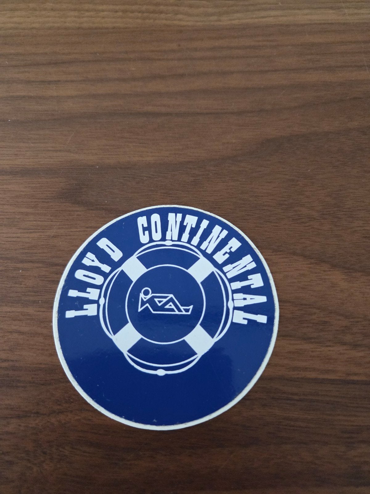 11767 Lloyd Continental Sticker - Blauw/Wit, Ophalen of Verzenden, Zo goed als nieuw, Overige typen