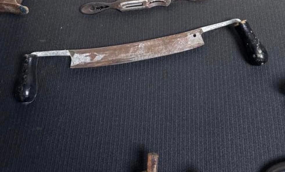 Antiek Haalmes - Vintage Handgereedschap, Ophalen of Verzenden