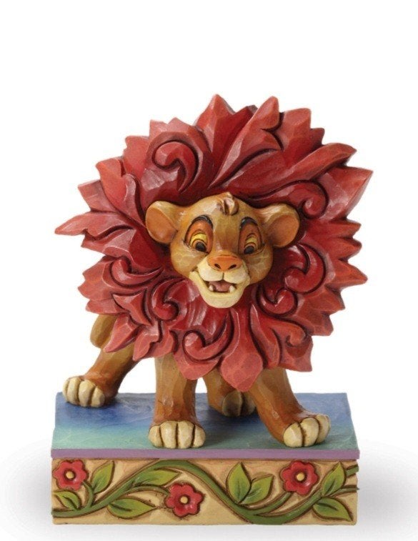 Disney Traditions Simba "King"  lion king, Verzamelen, Ophalen of Verzenden, Leeuwenkoning of Jungle Boek, Zo goed als nieuw, Beeldje of Figuurtje