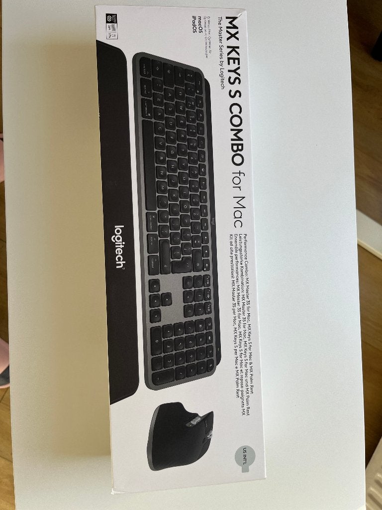 MX Keys S Combo for Mac Wireless Keyboard and Mouse, Computers en Software, Opvouwbaar, Logitech G, Ophalen of Verzenden, Zo goed als nieuw