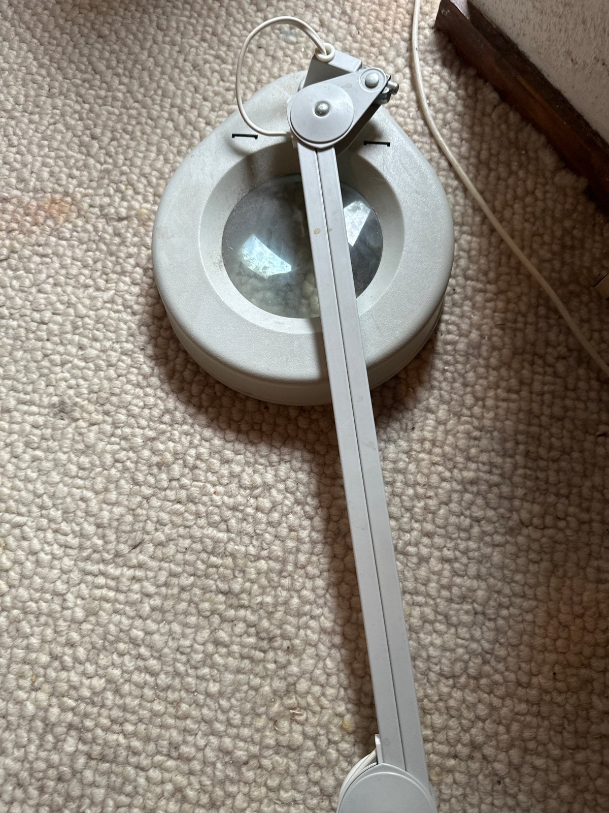 Loeplamp met arm en klem - Ideaal voor hobby en werk, Ophalen, Gebruikt, Loeplamp