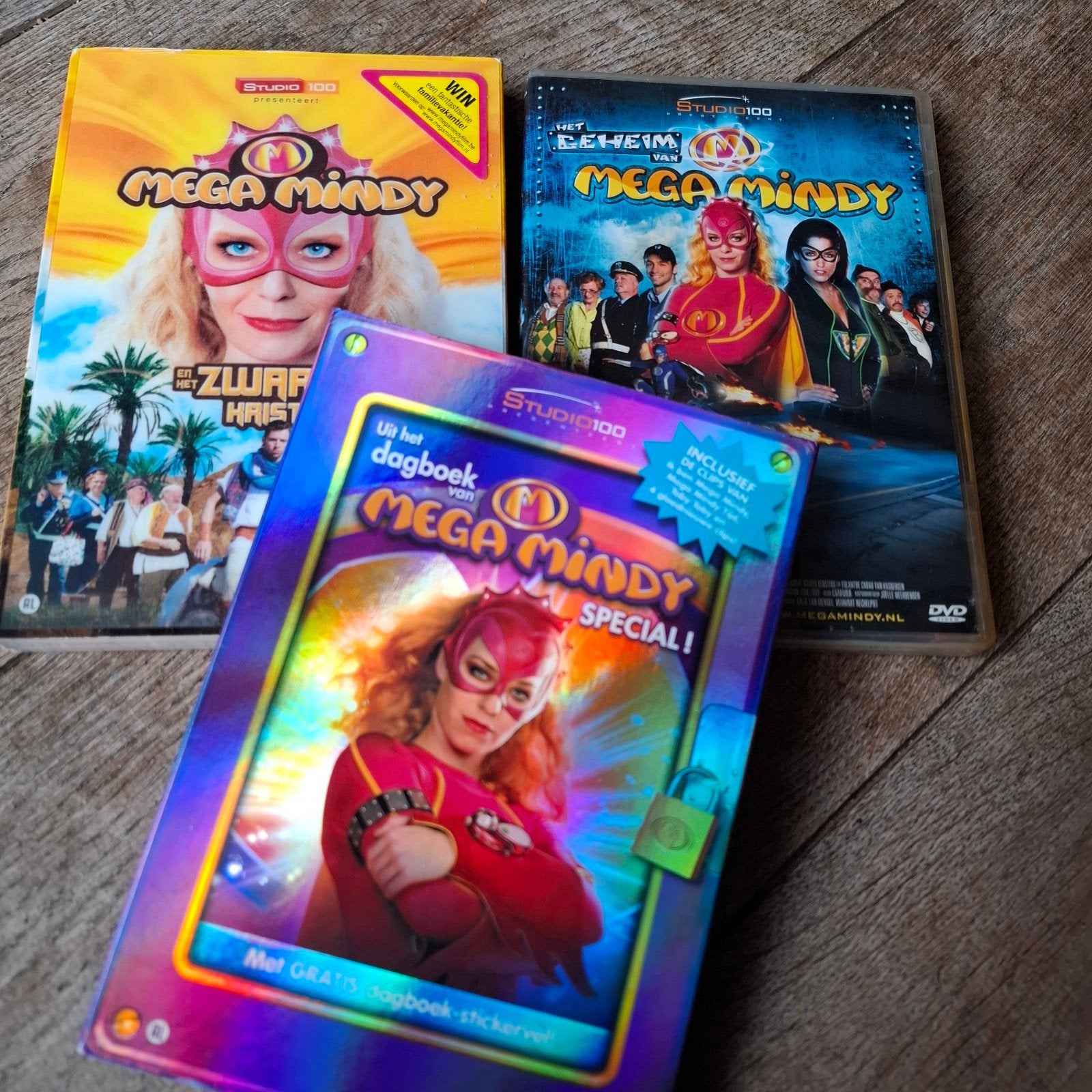 Mega Mindy DVD collectie, Gebruikt, Verzamelbox, Alle leeftijden, Familie