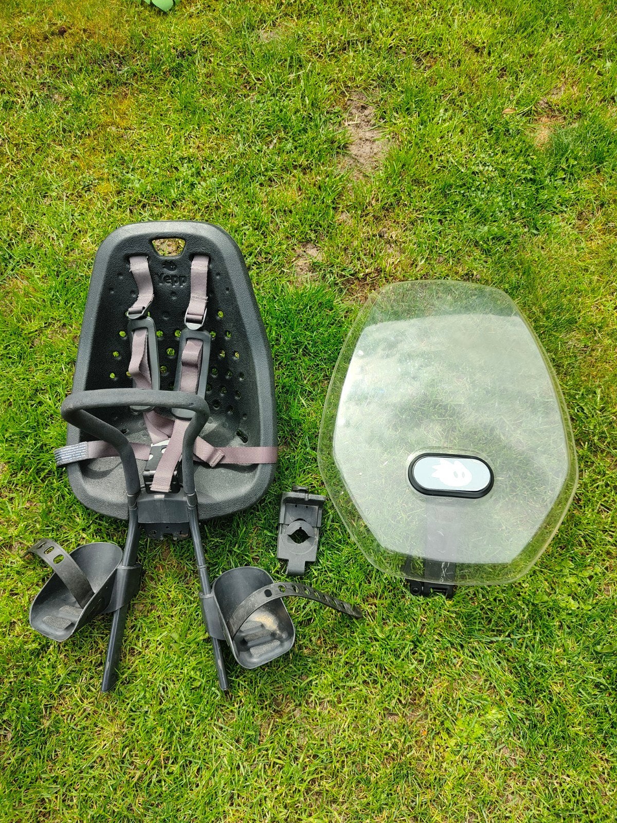 Yepp voorzitje/ fietsstoeltje met windscherm, Ophalen, Yepp, 0 t/m 18 kg, Voorzitje