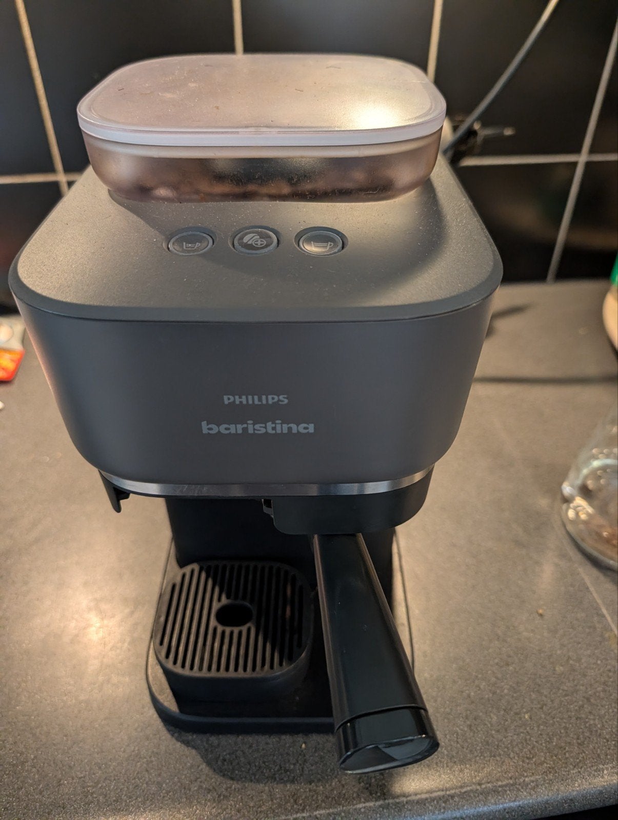 Philips Barista met extra piston, Ophalen, Afneembaar waterreservoir, Gebruikt, Koffiemachine