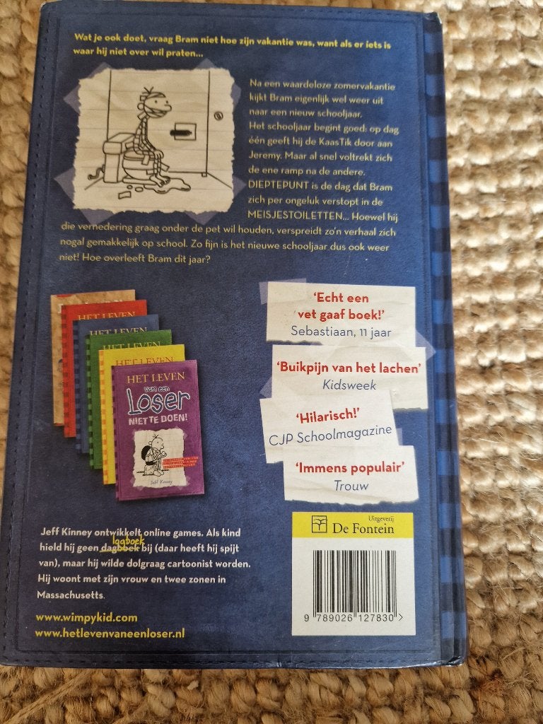 Het Leven van een Loser: Vette Pech! - Jeff Kinney, Boeken, Ophalen, Jeff Kinney, Verhalen, Zo goed als nieuw