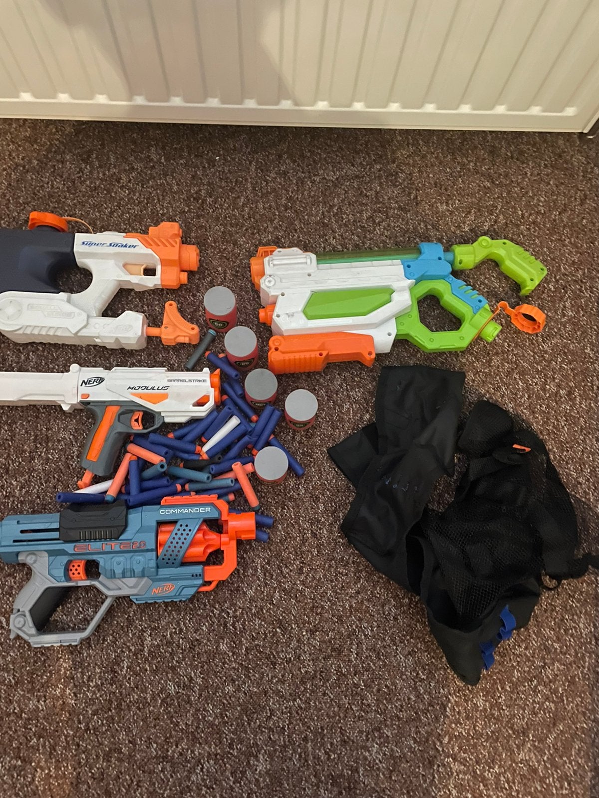 Nerf pistolen, Ophalen