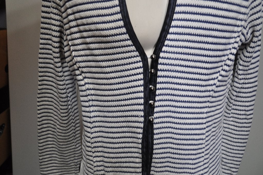 T17T Blauw wit jasje maat 44, Kleding | Dames, Blauw, Maat 42/44 (L), Ophalen of Verzenden, Zo goed als nieuw