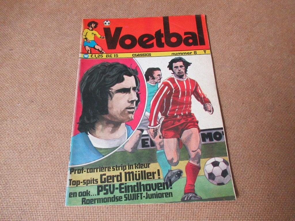 Voetbal Classics nr.8, uitgave Classics, 1e druk 1974, Eén stripboek, Verzenden, Zo goed als nieuw