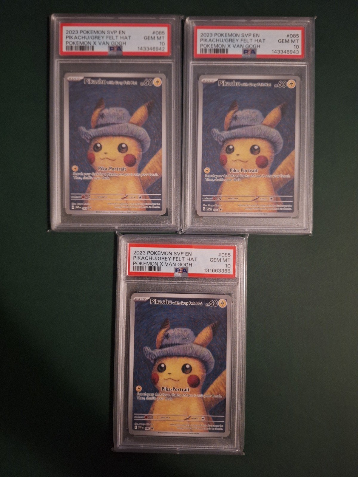 Pokemon pikachu with grey felt hat psa 10, Hobby en Vrije tijd, Verzamelkaartspellen | Pokémon, Ophalen of Verzenden, Nieuw