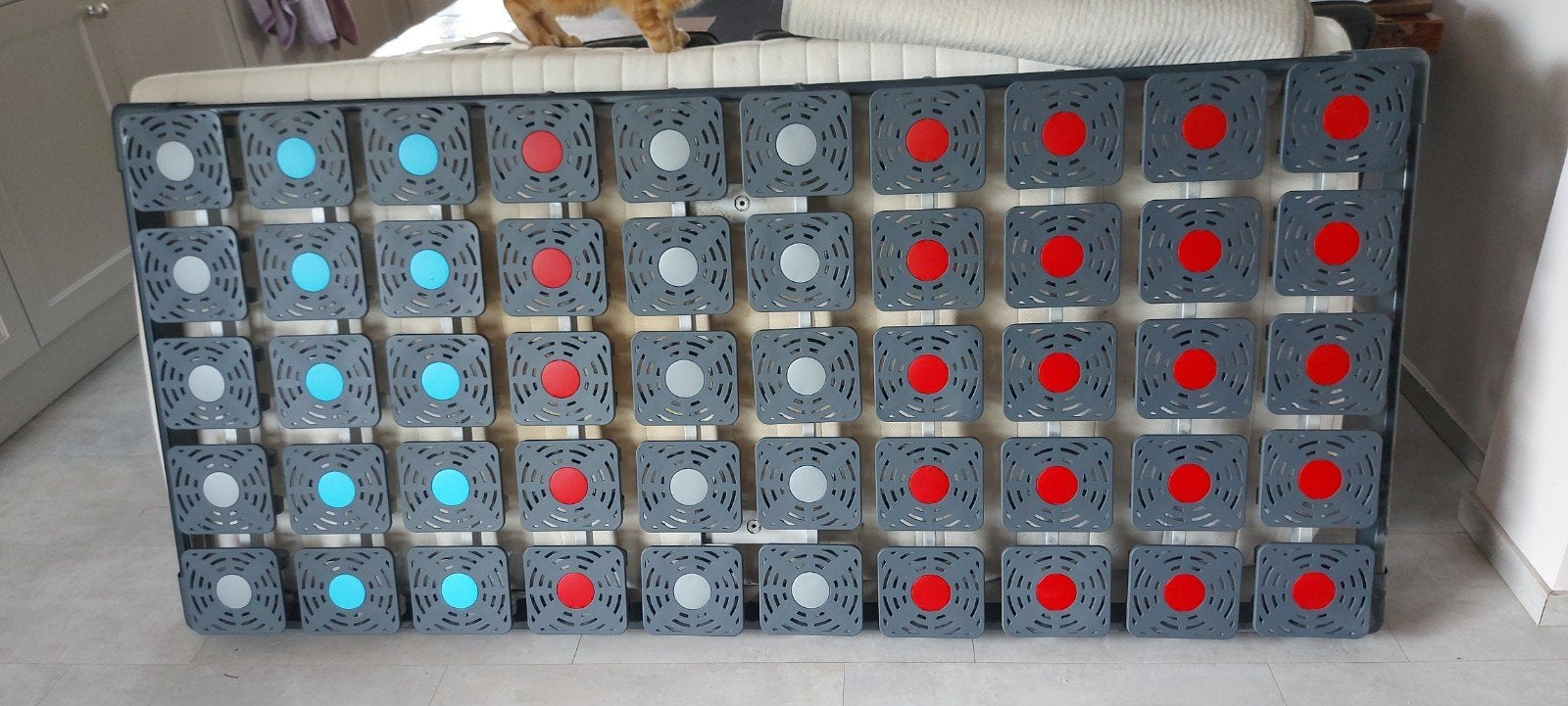 Gebruikte kunststof lattenbodem 90x200 Disc Flex, Ophalen, Overige materialen, Gebruikt, 90 cm