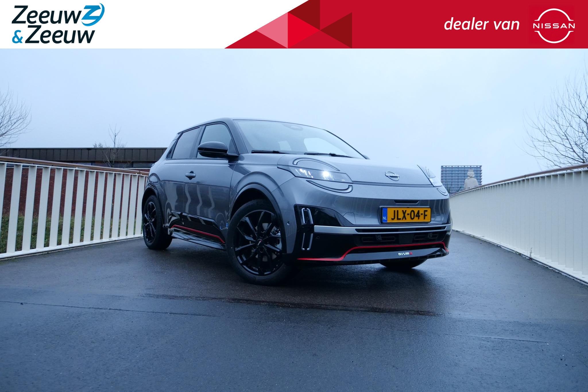 Nissan Micra Advance 52 kWh NISMO | NISMO| EXCLUSIEF BIJ NIS, Auto's, 12 maanden, Zwart, Leder en Stof, 1427 kg