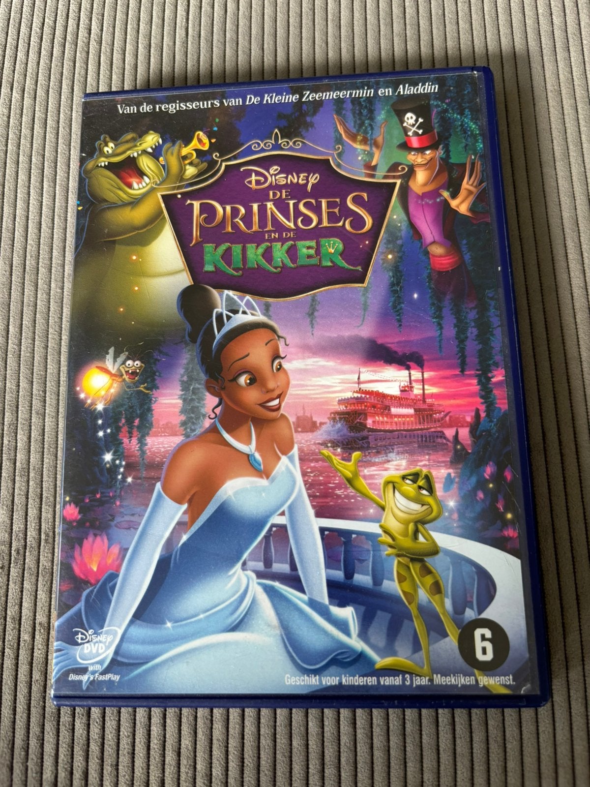Dvd- De Prinses en de Kikker, Alle leeftijden, Ophalen of Verzenden, Zo goed als nieuw, Europees